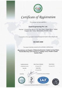 ISO UKAS Certificate